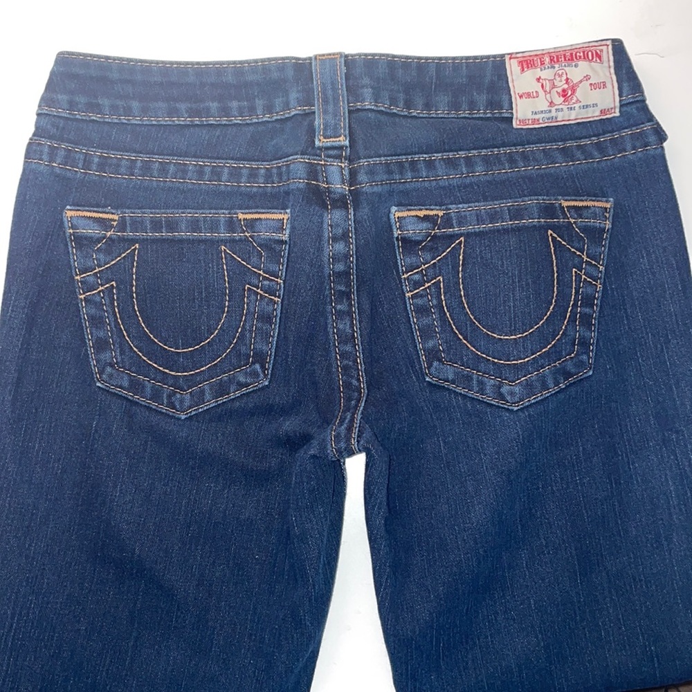 True Religion Jeans - Jenny Curvy Skinny Jean w/Zipper on the side leg